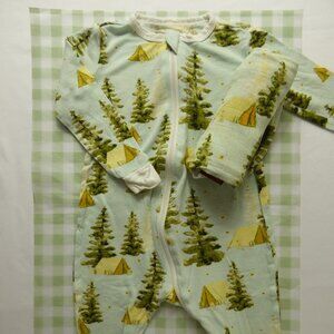 Milkbarn Zippy Romper and Lovey Set, Size 12-18 Months